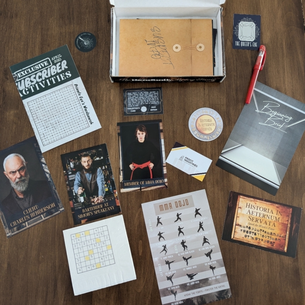 Deadbolt Mystery Society The Missing Eye Game